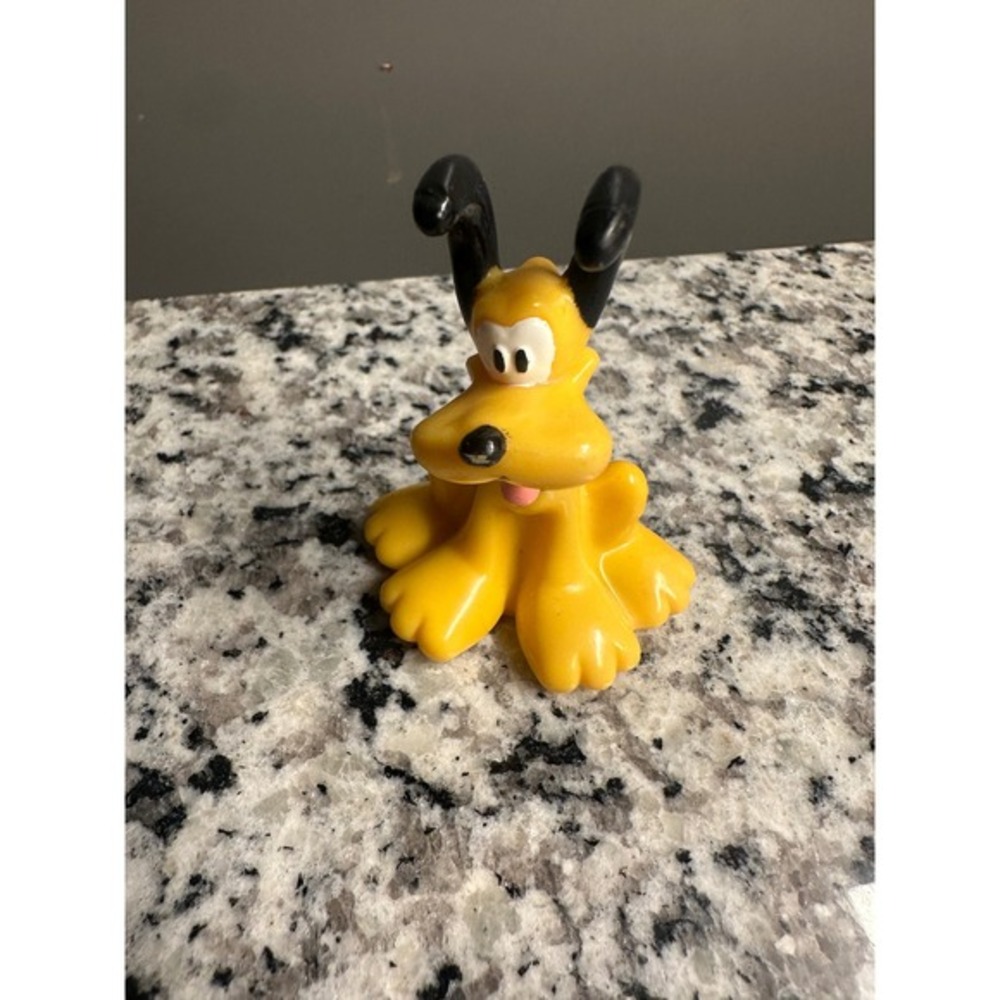 Disney Pluto Small Yellow Dog‎ Figurine Toy Collectible